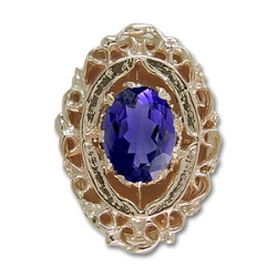rk725 Iolite Bracelet Slide 